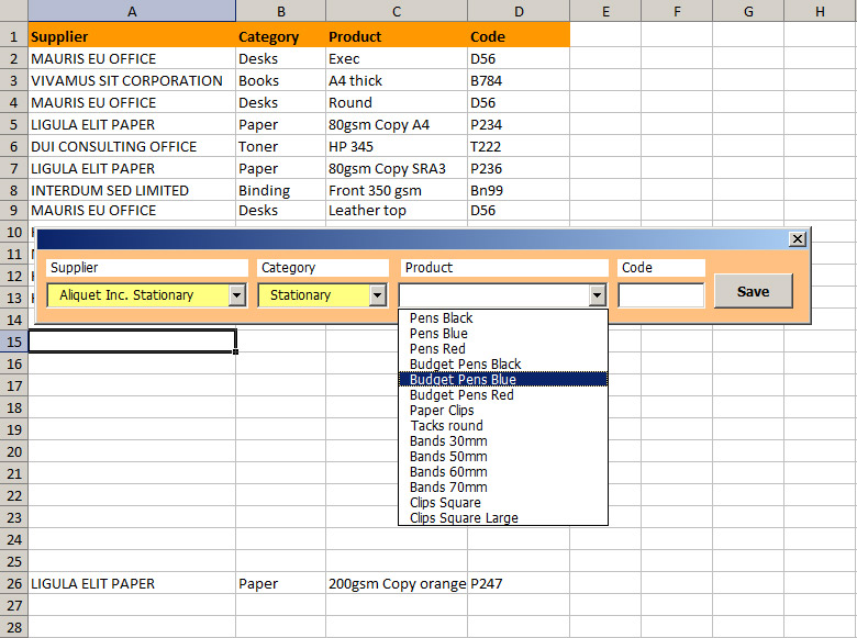 excel vba userform examples